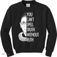 Notorious RBG You Can't Spell Truth without Ruth Kids Sweatshirt thumb 0