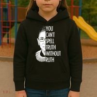 Notorious RBG You Can't Spell Truth without Ruth Kids Hoodie thumb 3