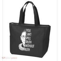 Notorious RBG You Can't Spell Truth without Ruth Tote Bag thumb 3