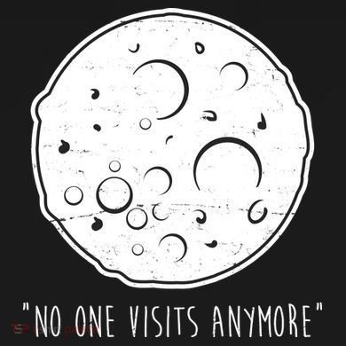 No One Visits Anymore Moon Space Toddler Zip Fleece Hoodie