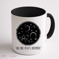 No One Visits Anymore Moon Space Coffee Mug thumb 1