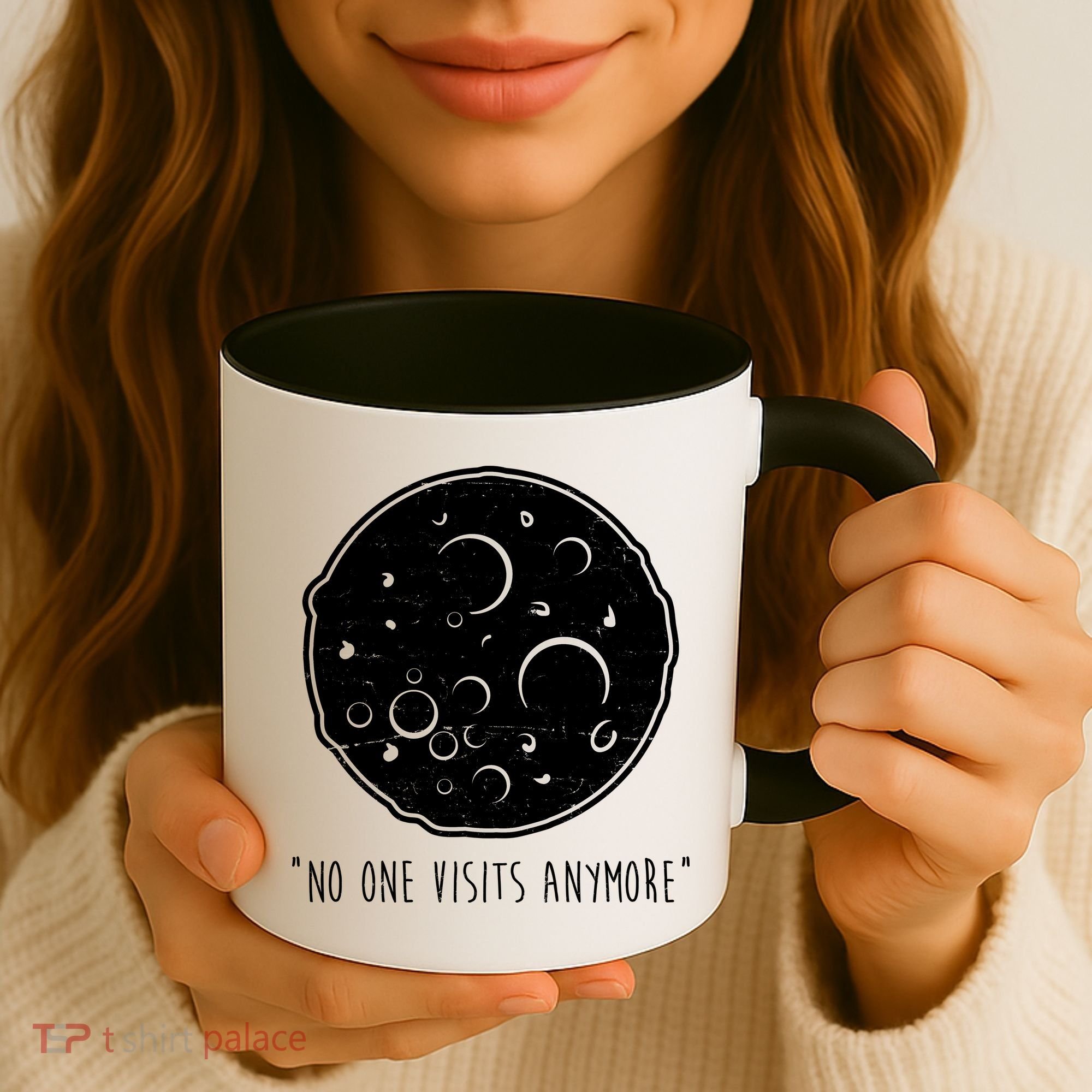No One Visits Anymore Moon Space Coffee Mug