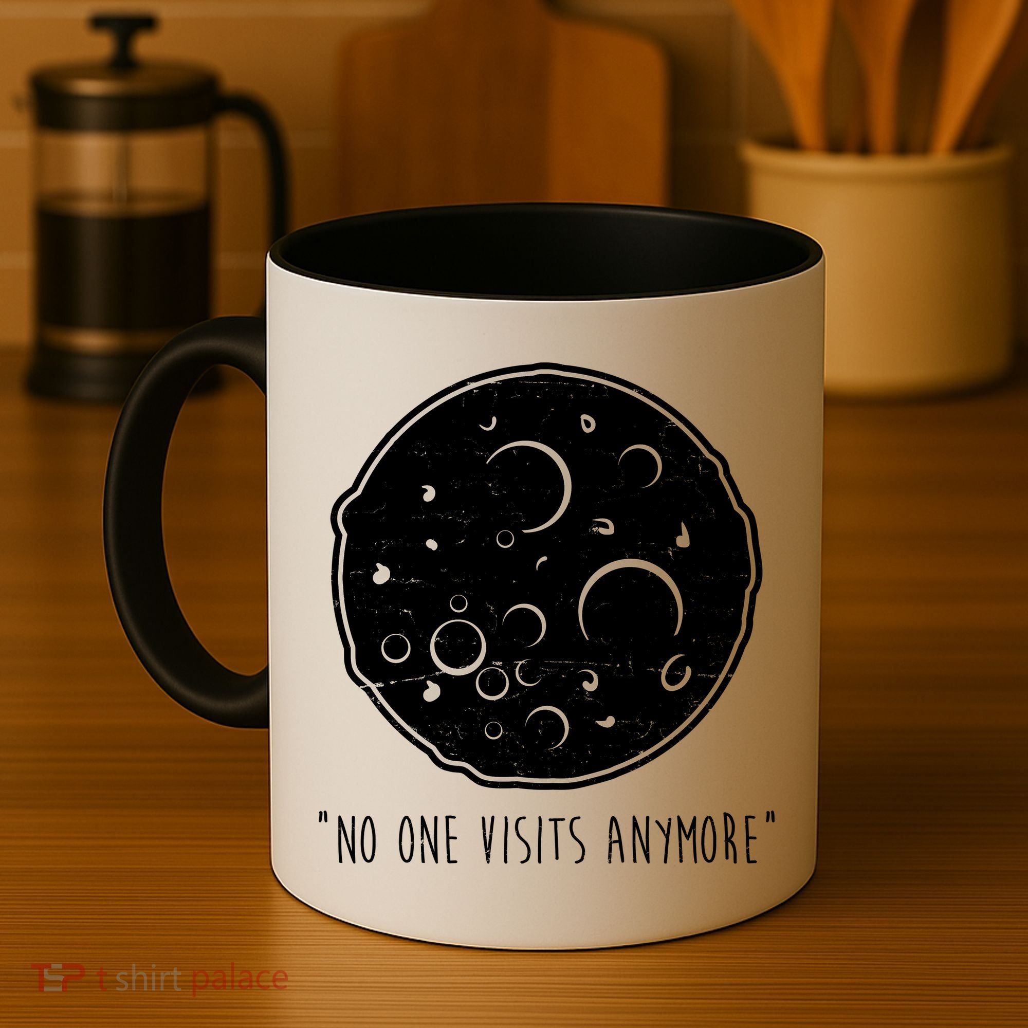 No One Visits Anymore Moon Space Coffee Mug