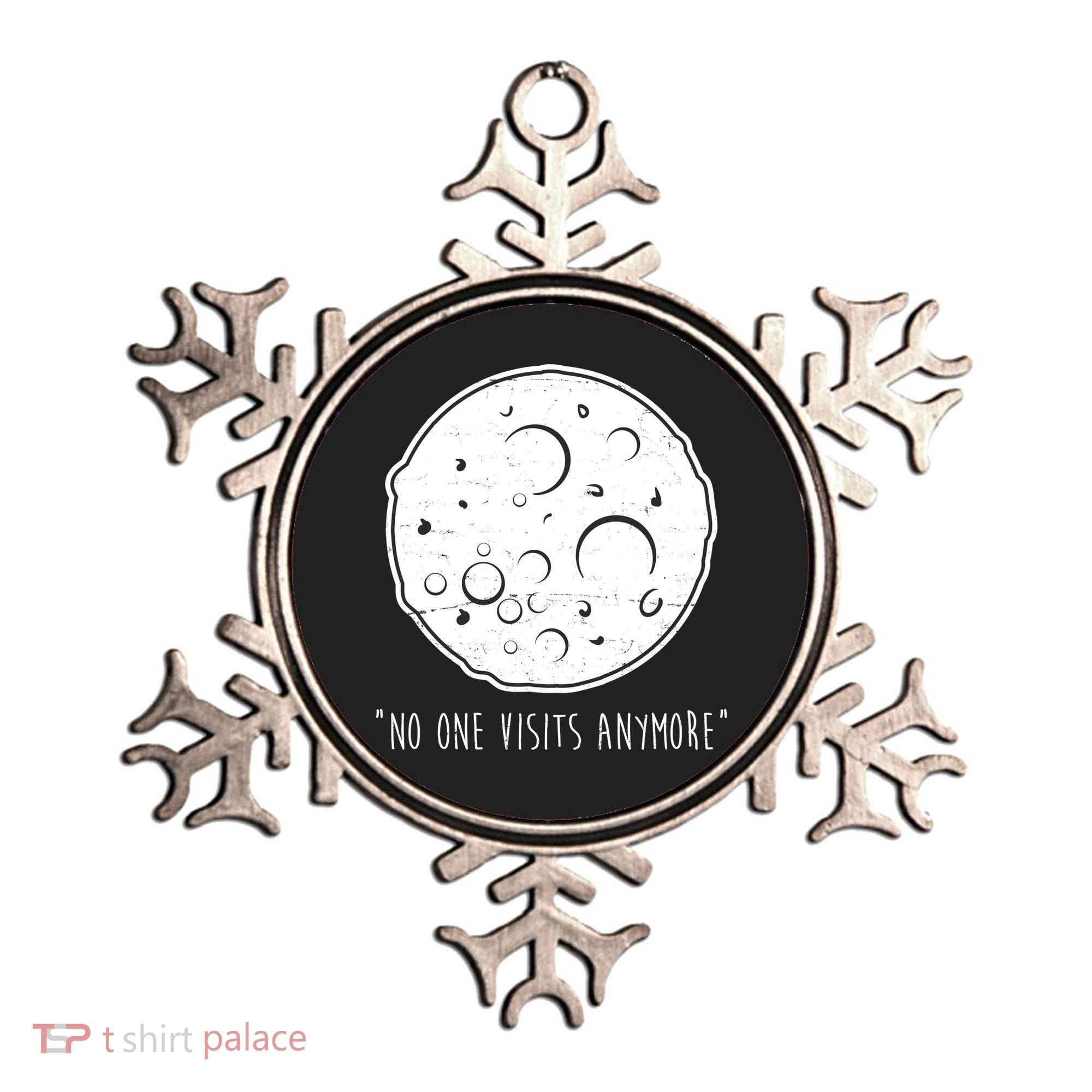 No One Visits Anymore Moon Space Ornament
