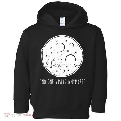 No One Visits Anymore Moon Space Toddler Hoodie