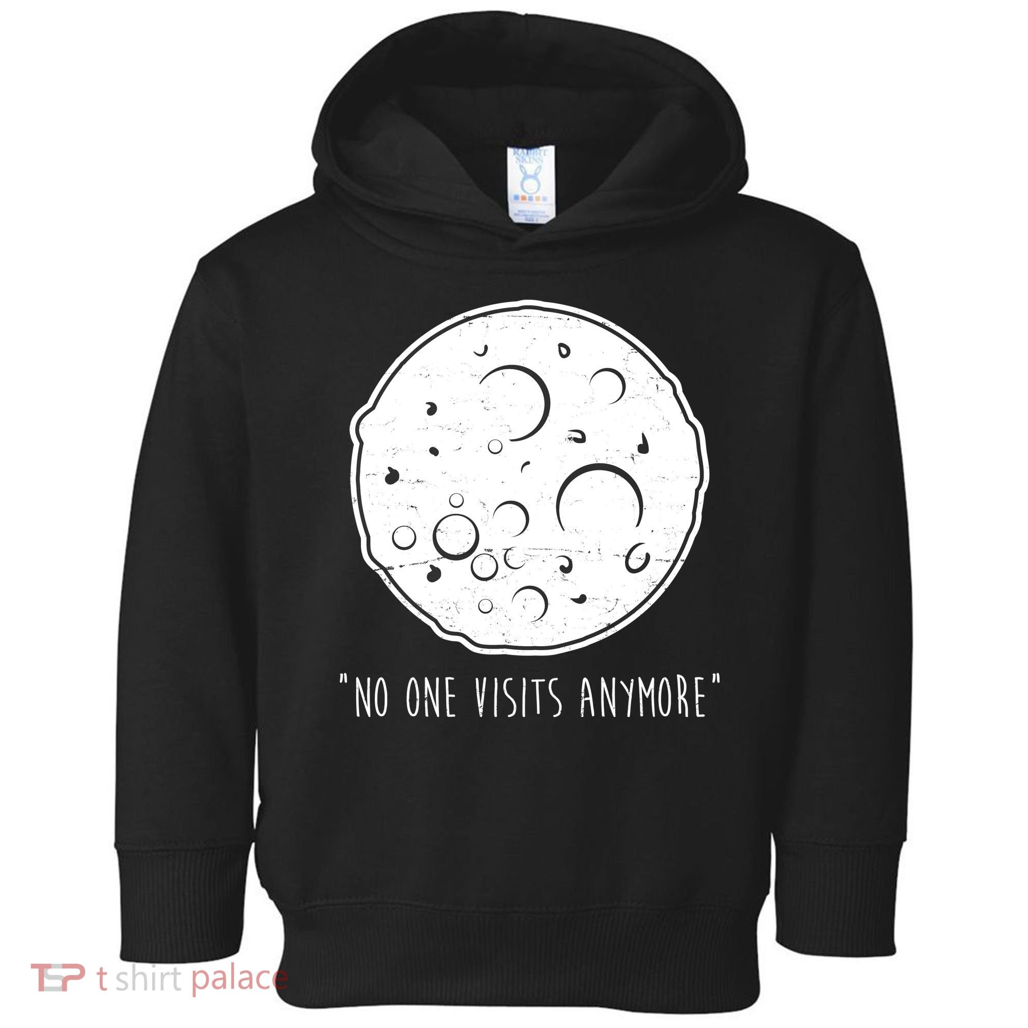 No One Visits Anymore Moon Space Toddler Hoodie