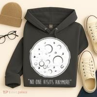 No One Visits Anymore Moon Space Hoodie thumb 4