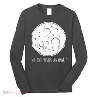 No One Visits Anymore Moon Space Long Sleeve Shirt thumb 0