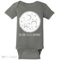 No One Visits Anymore Moon Space Baby Bodysuit thumb 0