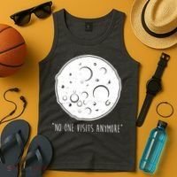 No One Visits Anymore Moon Space Tank Top thumb 4