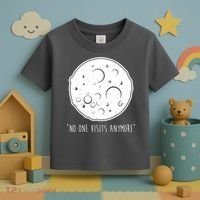 No One Visits Anymore Moon Space Toddler T-Shirt thumb 3