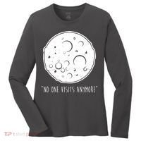 No One Visits Anymore Moon Space Women's Long Sleeve Shirt thumb 0
