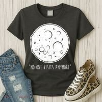No One Visits Anymore Moon Space Women's T-Shirt thumb 3
