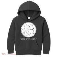 No One Visits Anymore Moon Space Kids Hoodie thumb 0