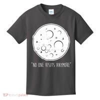 No One Visits Anymore Moon Space Kids T-Shirt thumb 0