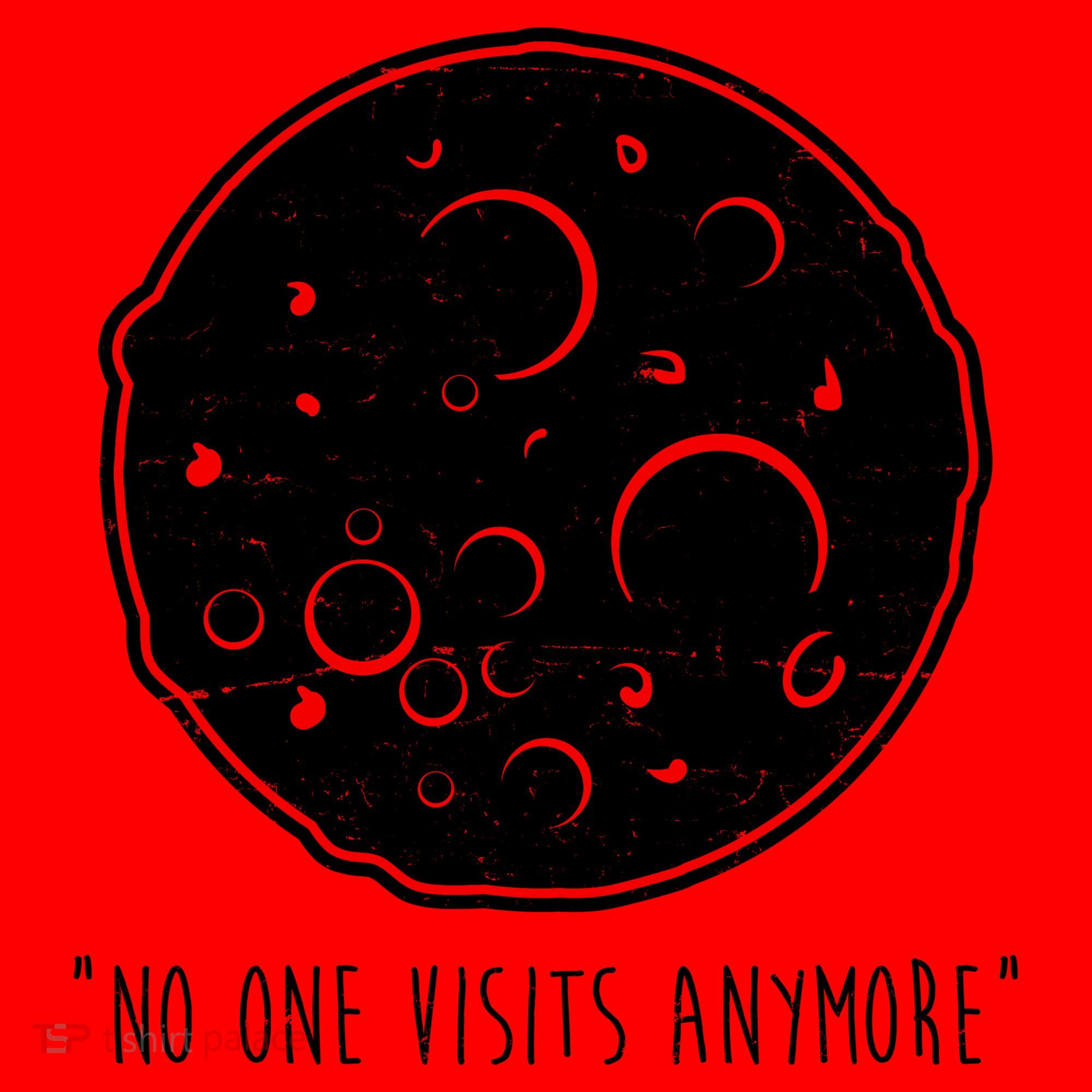 No One Visits Anymore Moon Space Santa Hat