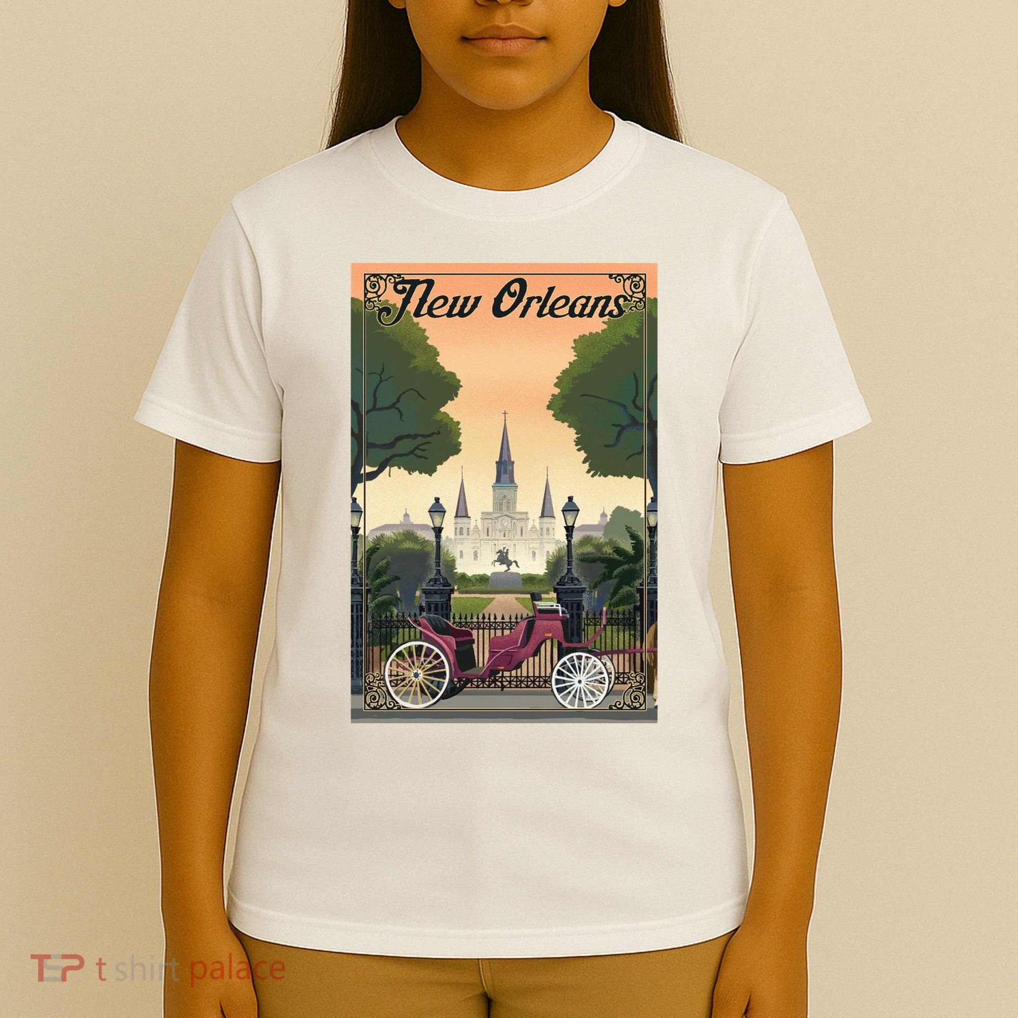 New Orleans Vintage Travel Poster T-Shirt