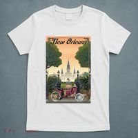 New Orleans Vintage Travel Poster T-Shirt thumb 5