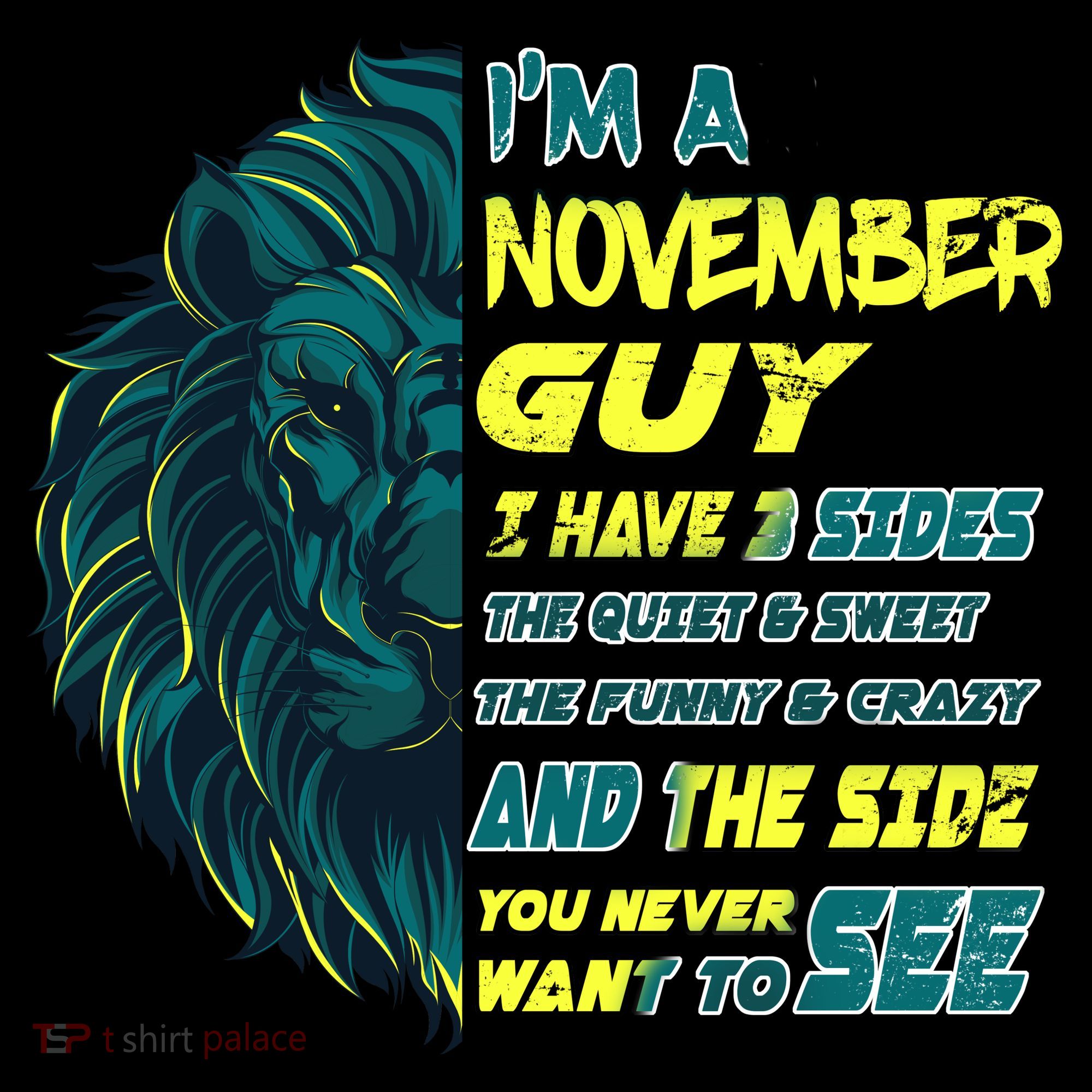 November Birthday Guy Has 3 Sides Sweet Funny Crazy  Women's Hoodie
