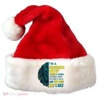 November Birthday Guy Has 3 Sides Sweet Funny Crazy  Santa Hat thumb 0