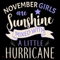 November Girls Are Sunshine Mixed With Hurricane Coffee Mug thumb 5