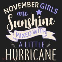 November Girls Are Sunshine Mixed With Hurricane Hat thumb 2
