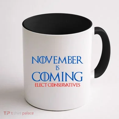November is Coming Elect Conservatives Election Coffee Mug back