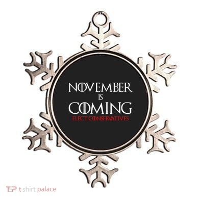 November is Coming Elect Conservatives Election Ornament