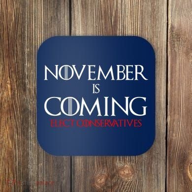 November is Coming Elect Conservatives Election Coaster