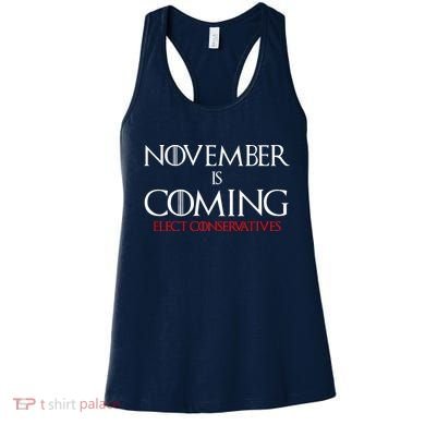 November is Coming Elect Conservatives Election Women's Tank Top