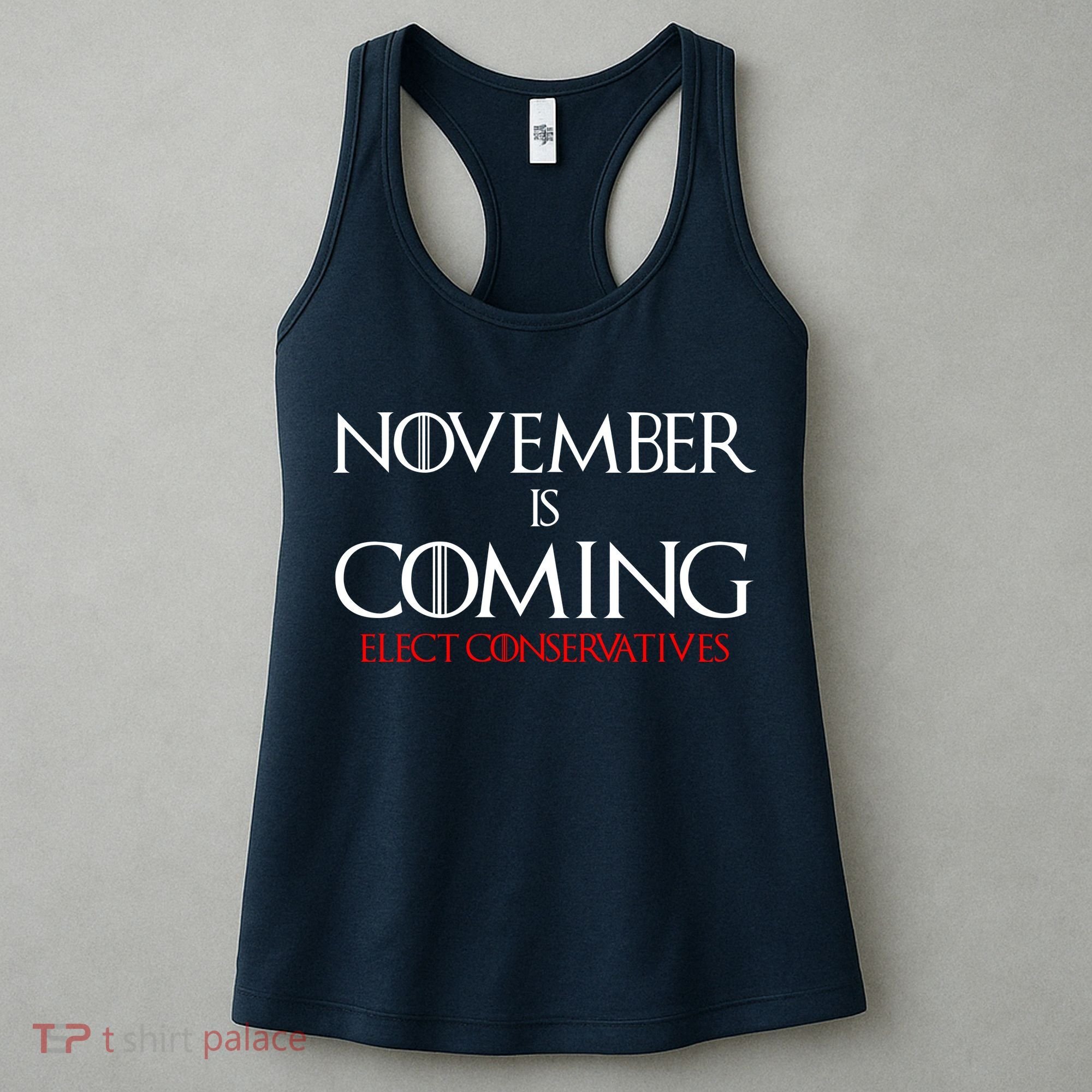 November is Coming Elect Conservatives Election Women's Tank Top