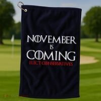 November is Coming Elect Conservatives Election Golf Towel thumb 1