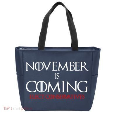 November is Coming Elect Conservatives Election Tote Bag