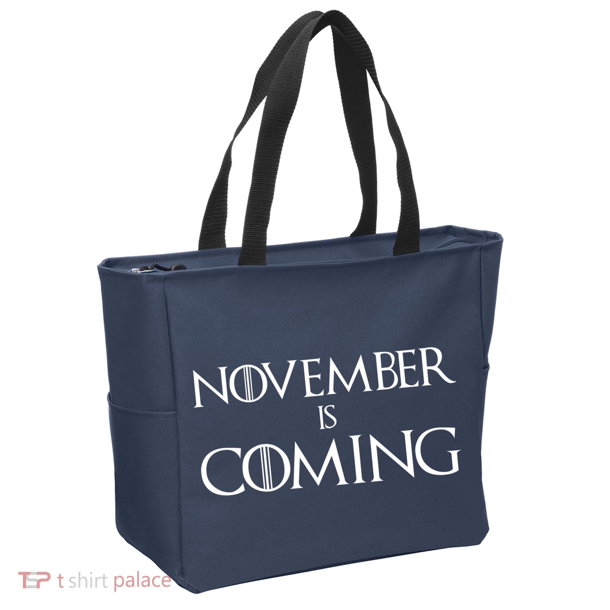 November is Coming Election Tote Bag