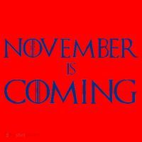 November is Coming Election Santa Hat thumb 1
