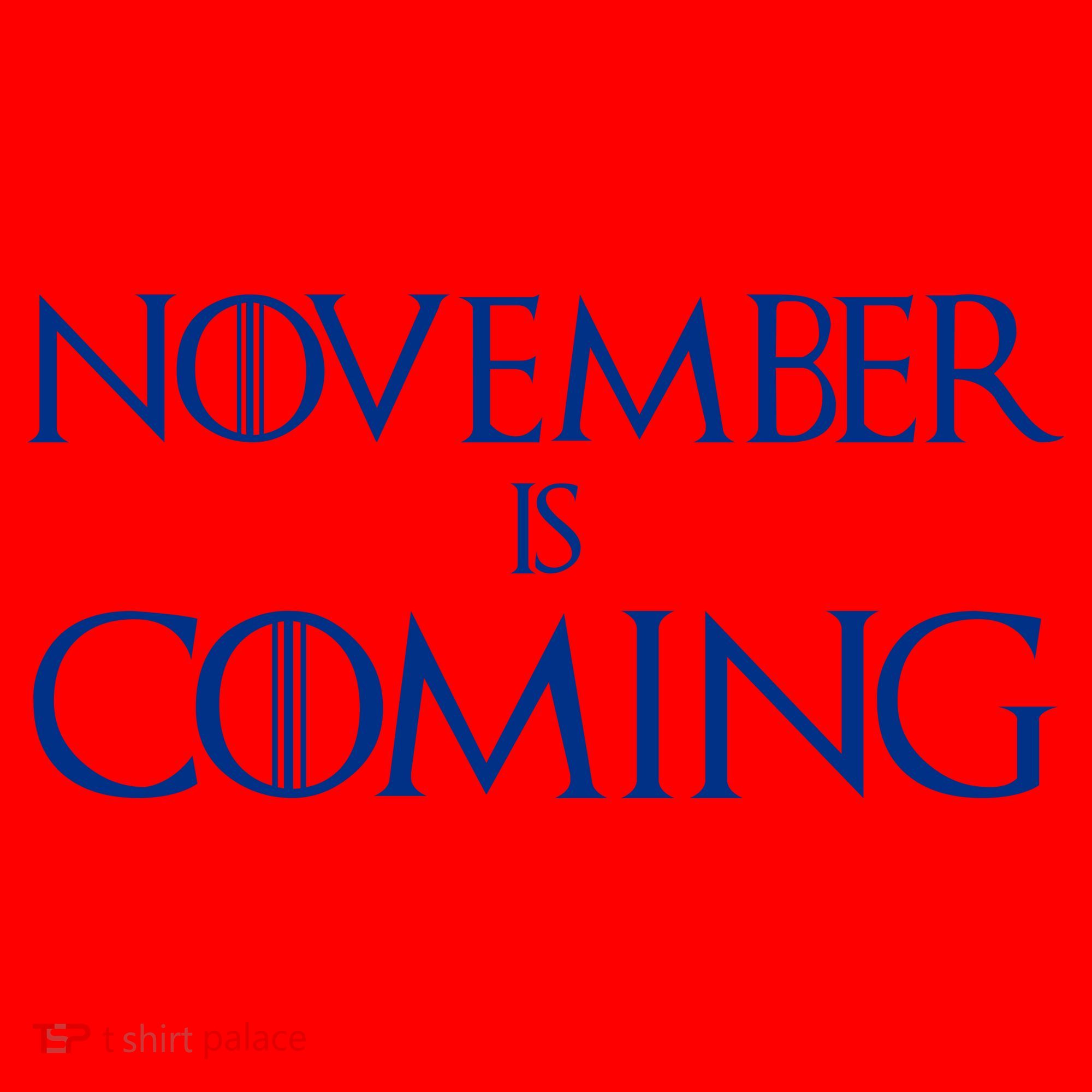 November is Coming Election Santa Hat
