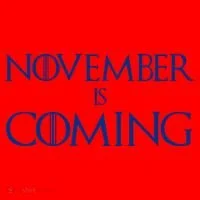 November is Coming Election Santa Hat thumb 1