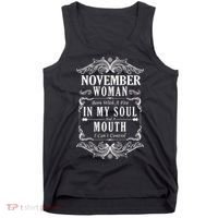 November Woman Funny Birthday Tank Top thumb 0
