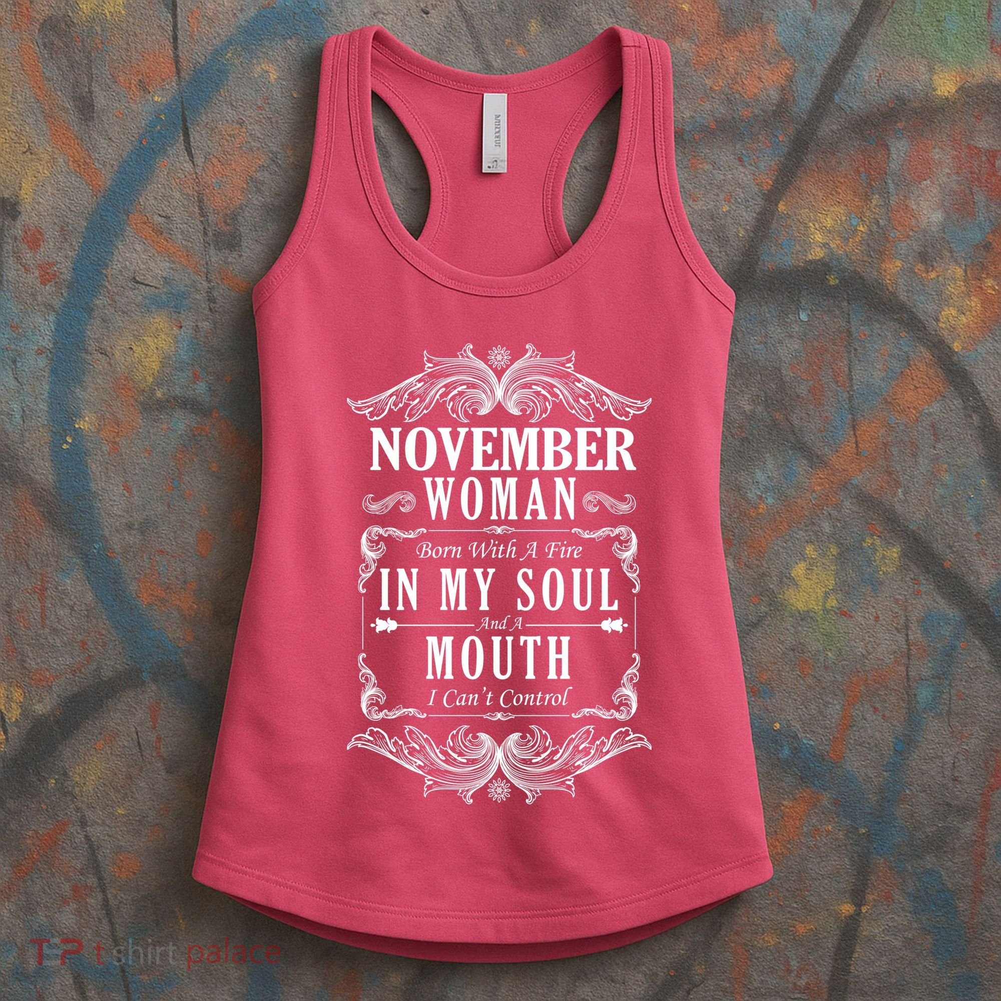 November Woman Funny Birthday Women's Tank Top