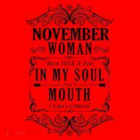 November Woman Funny Birthday Santa Hat thumb 1