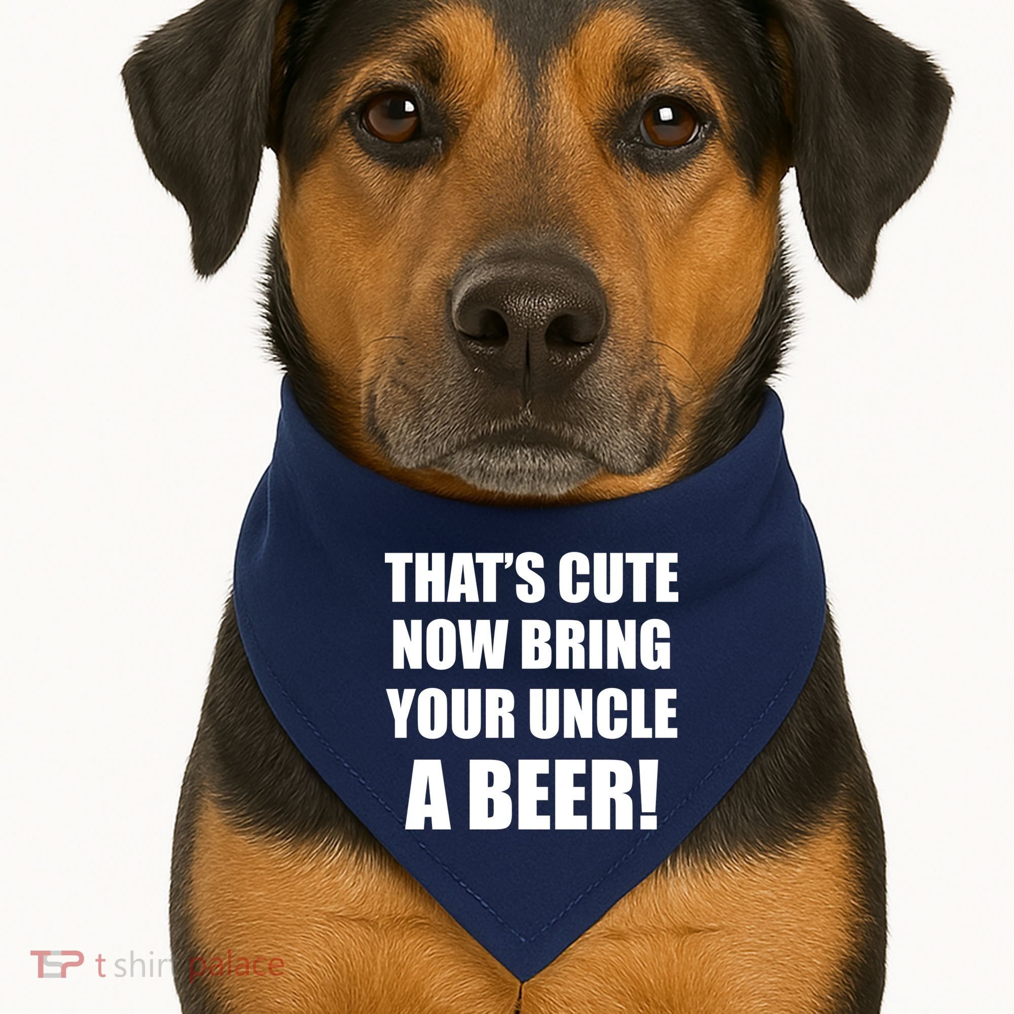 Now Bring Your Uncle a Beer USA-Made Doggie Bandana