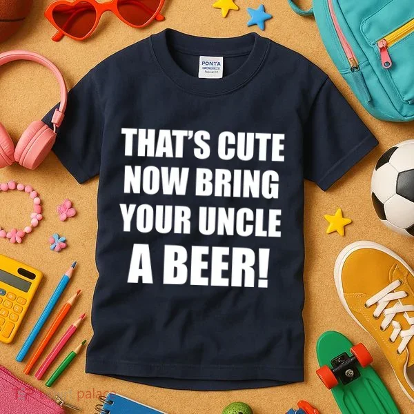 Now Bring Your Uncle a Beer Kids T-Shirt