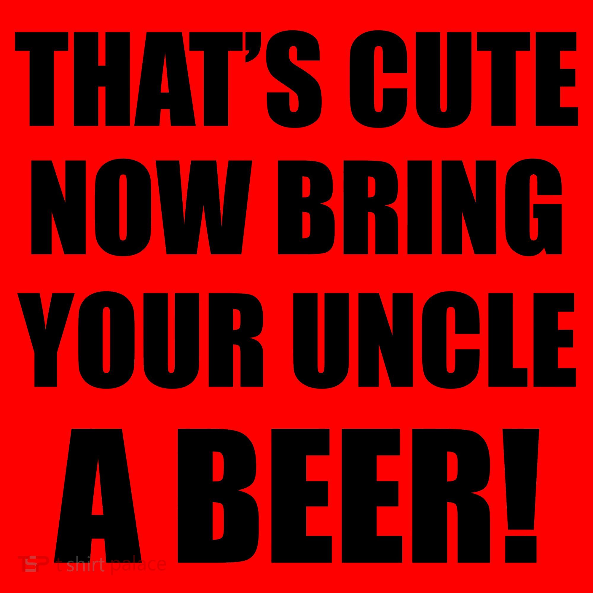 Now Bring Your Uncle a Beer Santa Hat