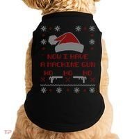 Now I Have A Machine Gun Ho HJo Ho X-Mas Doggie Tank thumb 0