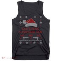 Now I Have A Machine Gun Ho HJo Ho X-Mas Tank Top thumb 0