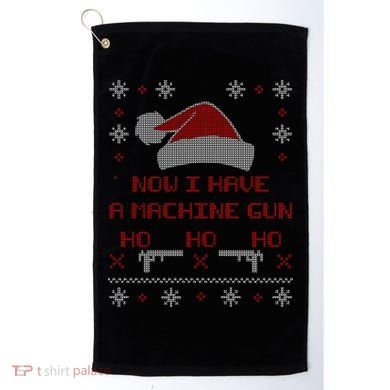 Now I Have A Machine Gun Ho HJo Ho X-Mas Golf Towel