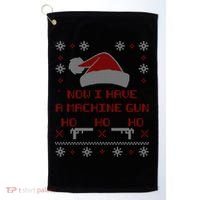 Now I Have A Machine Gun Ho HJo Ho X-Mas Golf Towel thumb 0