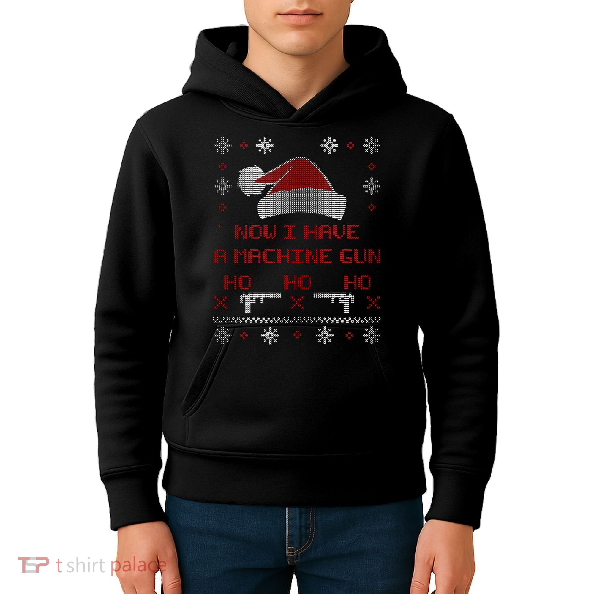 Now I Have A Machine Gun Ho HJo Ho X-Mas Kids Hoodie