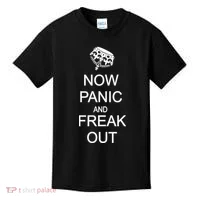 Now Panic and Freak Out Kids T-Shirt thumb 0