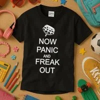 Now Panic and Freak Out Kids T-Shirt thumb 3